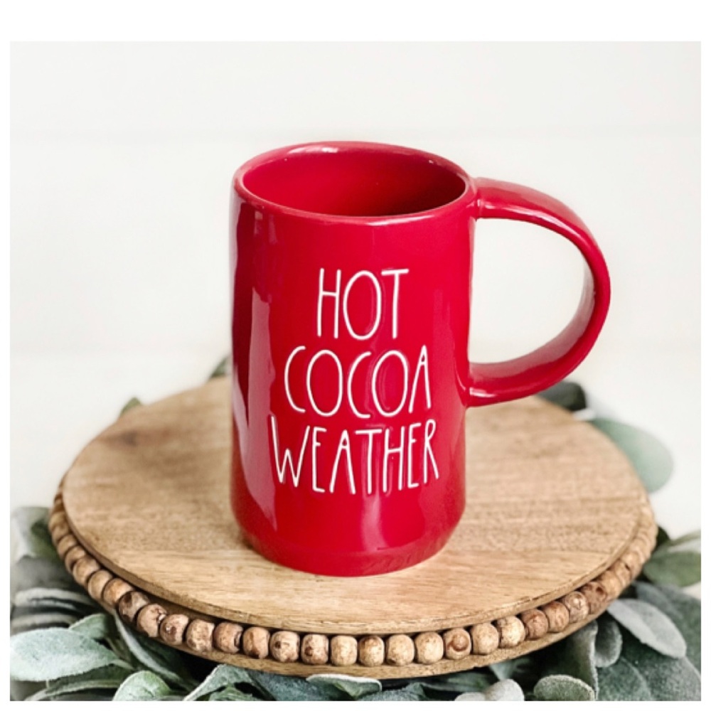 NEW Rae Dunn Hot Cocoa Weather Mug Christmas Cozy Holiday Decor